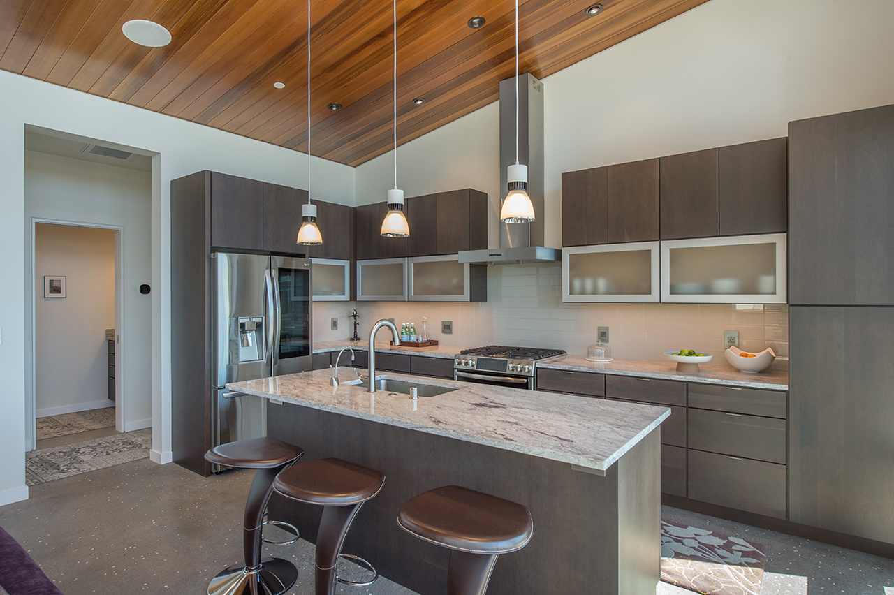 Sonoma Valley Guest House, kitchen, sustainable design architecture, Sonoma CA