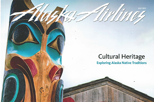 Alaska Airlines magazine cover