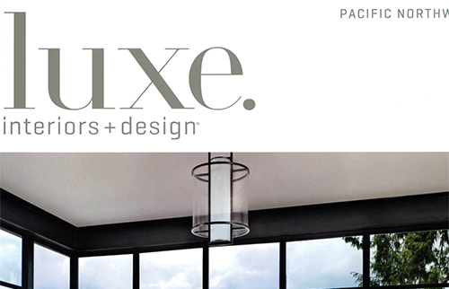 luxe interiors + design magazine cover