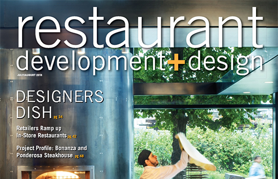 restaurant development + design magazine cover